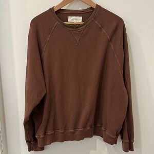 The GREAT. Slouch sweatshirt, Hickory